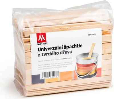 Obrázek produktu pro Metrie | Univerzální lamelky na tvoření s dětmi, 3,2 x 16 x 258 mm, 500 ks
