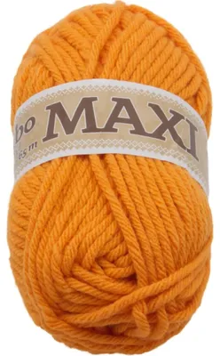 Obrázek produktu pro Příze JUMBO MAXI - 100 g, 65 m - Oranžová