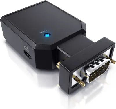 Zdjęcie produktu dla CSL 1080p VGA to HDMI video/audio converter, VGA & 3.5mm jack to HDMI type A