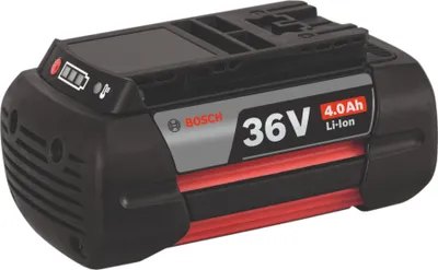Zdjęcie produktu dla Bosch 2 607 336 916, Bateria, Litowo-jonowa (Li-Ion), 4 Ah, 36 V, Czarny, Czerwony, 1 szt.
