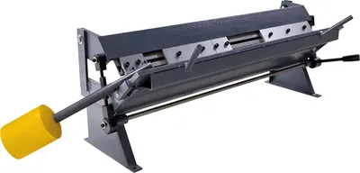 Immagine prodotto di Piegatrice SucceBuy, banco di piegatura da 910 mm, spessore di piegatura di 1,5 mm per acciaio dolce, angolo regolabile da 0-135 gradi, piegatrice a 6 dita, ideale per la lavorazione precisa della lamiera