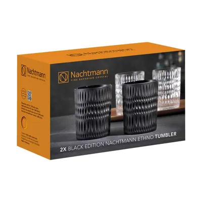 Obrázok produktu pre Nachtmann Ethno Whisky Tumbler Black Edition Set of 2