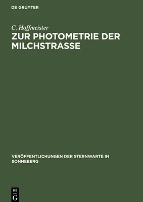 Produktbild von Zur Photometrie der Milchstraße