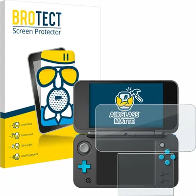 Produktbild von BROTECT Entspiegelungs Schutzglas für New Nintendo 2DS XL Schutzfolie Panzer Folie Glas Display Schutz matt