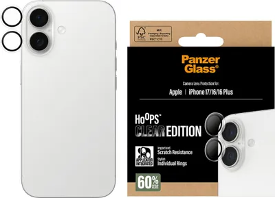 Immagine prodotto di Panzerglass Hoops Lens Vetro temperato per Iphone 16 / 16 Plus / 17