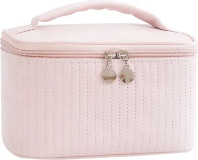 Produktbild von INF Tragbare wasserdichte Make-up-Tasche Rosa