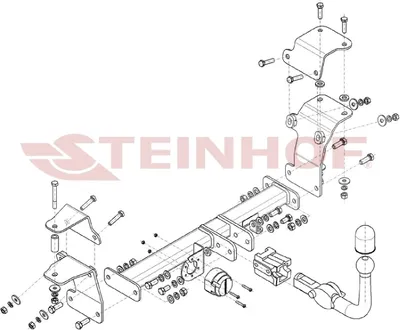 Produktbild von Z548023 Anhängerkupplung passend für SUZUKI Ignis III 2016- abnehmbar
