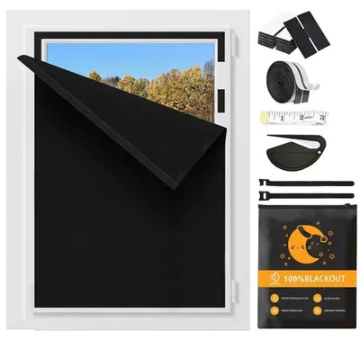 Obrázok produktu pre Zatemňovacia roleta na strešné okno, bez vŕtania, samolepiaca - 150 x 300 cm