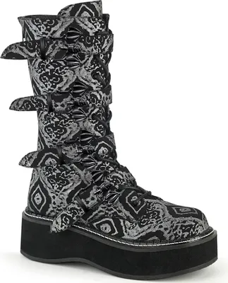 Obrázok produktu pre EMILY-322 Dámske čižmy DemoniaCult, Black Silver , EU 38, US 8