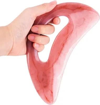 Produktbild von Großer Gua Sha Massager, Lymphdrainage-Massager, Körper-Gua Sha, Geräte zur Behandlung von Cellulite, Therapie-Massagegeräte, für Beine, Rücken, Gesicht und Hals