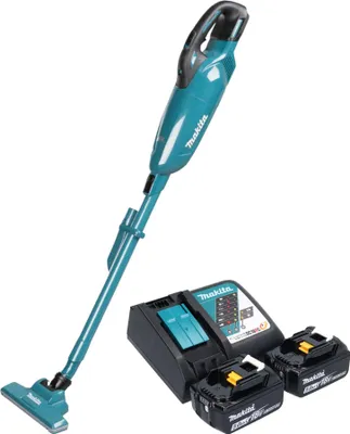 Obrázek produktu pro Akumulátorový vysavač Makita DCL 283 FRT 18 V 0,73 l bezkartáčový + 2x akumulátor 5,0 Ah + nabíječka