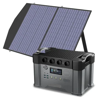 Immagine prodotto di Centralina portatile – Batteria esterna – Alimentatore di emergenza – 2000W, onda sinusoidale – 1500Wh