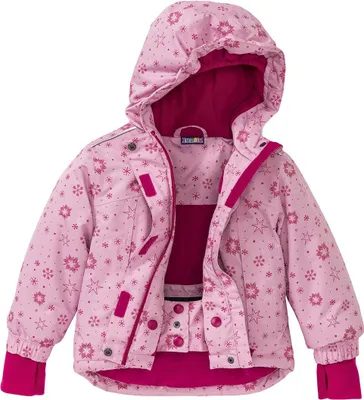 Produktbild von CRIVIT® Kleinkinder Mädchen Skijacke (98/104, rosa alloverprint)
