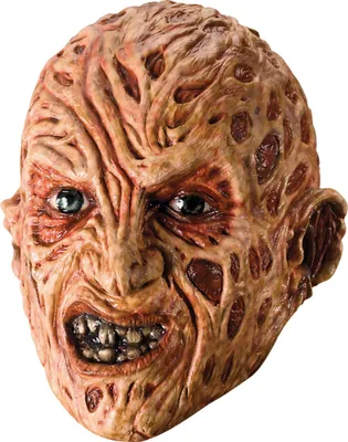 Obrázok produktu pre Freddy Krueger, Halloween, licencované produkty, maska, béžovo-červená farba, univerzálna veľkosť
