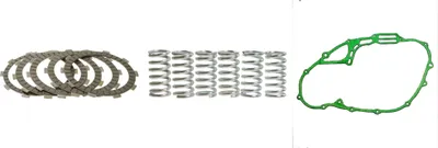Image de Kit d'embrayage pour Honda CB 250 RSZ, années de fabrication 1982-1984 : disques d'embrayage, ressorts d'embrayage, joint de couvercle d'embrayage de la marque pamoto - Neuf