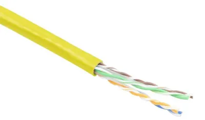 Produktbild von ACT Cat6a, 305m, 305 m, Cat6a, U/UTP (UTP), Gelb