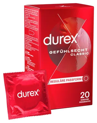 Obrázok produktu pre Durex Gefuhls.Classic Prezervatívy 20 kusov
