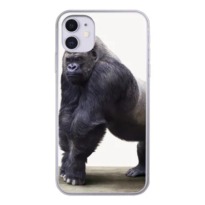 Produktbild von MuchoWow® Handyhülle Schutzhülle Hülle für iPhone 11 Gorilla - Tiere - Jungen - Mädchen - Kinder Silikon Softcase Handy Hülle - Handytasche