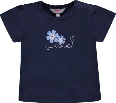 Produktbild von Mädchen T-Shirt Kurzarm Weiß, Applikation, Baumwolle