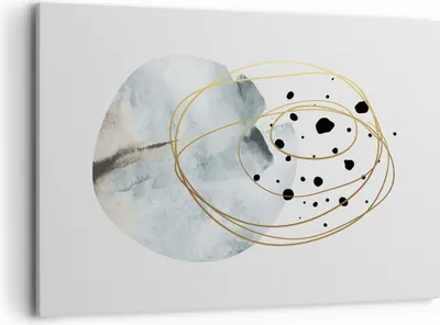 Produktbild von Bild auf Leinwand - Leinwandbild - Einteilig - Modern Abstraktion Flecken - 100x70cm - Wand Bild - Wanddeko - Wandbilder - Leinwanddruck - Bilder - Wanddekoration - Leinwand bilder - AA100x70-4782