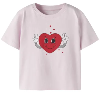 Produktbild von T-Shirt Name It 13255334-PINK für Mädchen