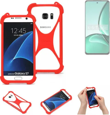 Produktbild von K-S-Trade Handy-Hülle kompatibel mit Realme V60s Schutz-Hülle Bumper Silikon Schutz Hülle Cover Case Silikoncase Silikonbumper TPU Softcase