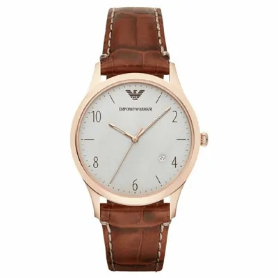 Produktbild von Armani Damen Klassische Quarz Uhr ar1866, 40 mm Gehäusedurchmesser, Braun