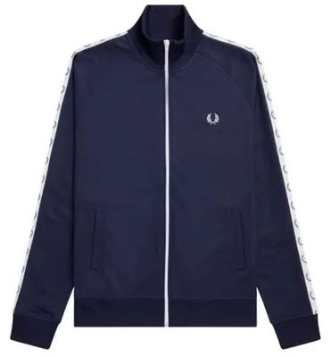 Image de Fred Perry Taped Track Jacket Couleur Bleu