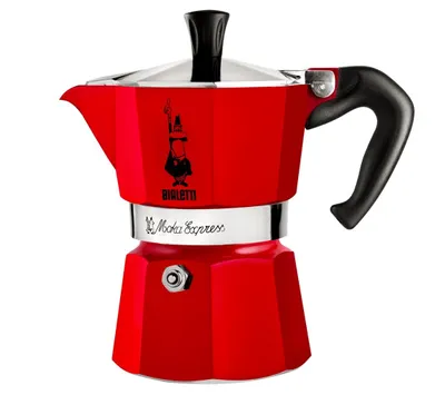 Zdjęcie produktu dla Ekspres do kawy czerwony Bialetti Moka Espress