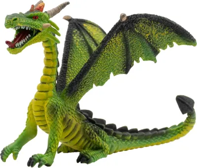 Produktbild von Bully Drache sitzend grün 11cm
