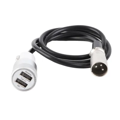 Obrázek produktu pro Nabíjecí kabel pro joystick invalidního vozíku, kabel pro napájení elektrického motoru, rychlonabíjecí kabel, příslušenství, 12-24V