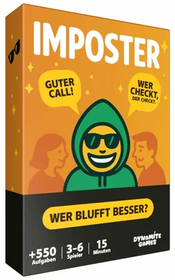 Produktbild von DYNAMITE GAMES® - Imposter "Bluffen, Raten & Lachen - Wer ist der Hochstapler?"