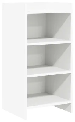 Immagine prodotto di Tavolino bianco, dimensioni 40 x 36 x 80 cm, realizzato in legno ingegnerizzato