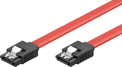 Image de goobay Câble HDD SATA 1,5 Gbit/s 3 Gbit/s Clip rouge 0,5 m