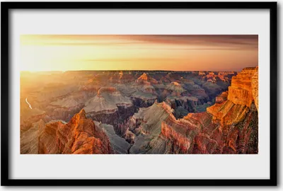 Produktbild von Bild 60x40 MDF-Rahmen Wandkunst Berglandschaft