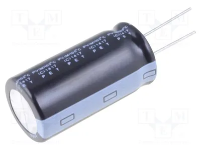 Produktbild von 1x Kondensator: elektrolytisch THT 400VDC Ø18x36mm 100uF  20% PV2G101MNN1836 Elek