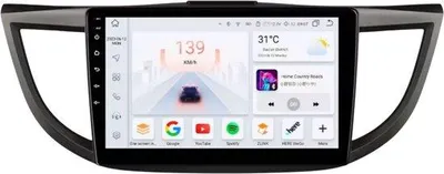 Obrázek produktu pro Autorádio s Bluetooth a CarPlay pro Honda CR-V (2012–2015) – Kompatibilní s Apple a Android – Stereo systém – Navigační systém – 4 GB RAM, 32 GB interní paměť