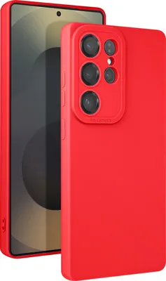 Image de Avizar, Housse pour Samsung Galaxy S25 Silicone ultra mat, Rouge