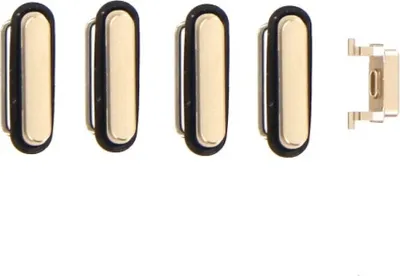 Produktbild von Power Volume Mute Tasten für iPhone 6 - Gold Ersatz Knopf Schalter
