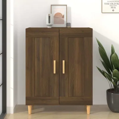 Immagine prodotto di vidaXL Credenza marrone effetto rovere 69,5x34x90 cm materiale a base di legno