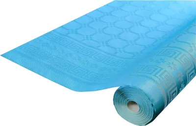 Produktbild von Pronappe RD260639I Papiertischdecke auf Rolle mit Damastprägung - 6x1,18m - Türkis