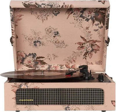 Image de Platine vinyle Crosley Voyager Bluetooth Fleurs
