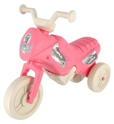 Obrázok produktu pre Odrážadlo Enduro Yupee v pastelovo ružovej farbe, malé, výška sedadla 26 cm, nosnosť do 25 kg, od 12 mesiacov