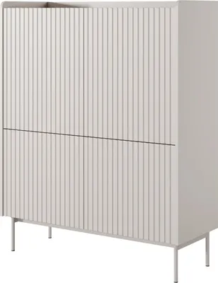 Produktbild von Selsey Liwelo - Highboard 4-türig, Greige, 103 cm