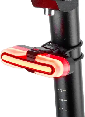 Produktbild von ROCKBROS Rücklicht Intelligent Bremsen Wiederaufladbar LED 5 Modi IPX6 500mAh Type-C Erkennung Vibration Fahrrad Rennrad MTB