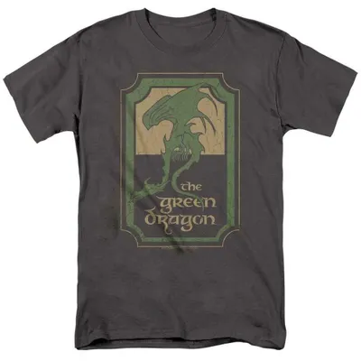 Produktbild von Lord Of The Rings - "The Green Dragon" T-Shirt für Herren/Damen Uni TV37520 (M) (Holzkohle)