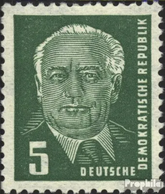 Produktbild von Briefmarken DDR 1952 Mi 322z b X I  postfrisch Präsident Wilhelm Pieck (II)