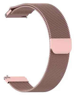 Obrázek produktu pro Techsuit – řemínek 18 mm (W009) pro Huawei Watch GT 4 (41 mm) / W1 / Honor Watch S1 / Garmin Venu 2S / Vivoactive 4S – růžový