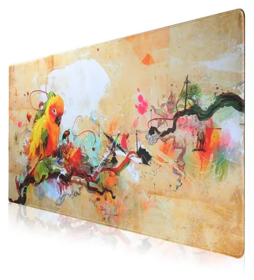 Produktbild von XXL Gaming Mauspad 90x40cm, 2mm, rutschfeste Gummibasis, genähte Kanten