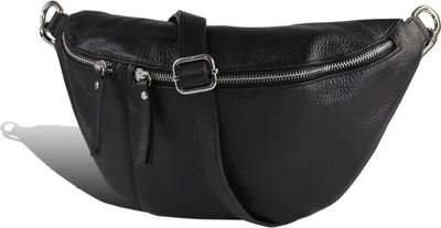 Produktbild von Toscanto Tasche schwarz Gürteltasche sehr groß 37x20x12cm D2OTT820BS
